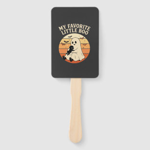 Favourite Little Boo Halloween Ghost Baby Retro Su Hand Fan