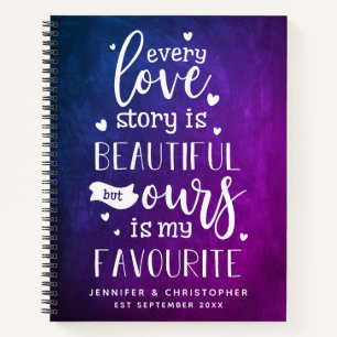 Favourite Love Story Couple's Scrapbook Notebook