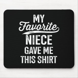 Favourite Niece For Uncle Fathers Day Birthday Chr Mouse Mat