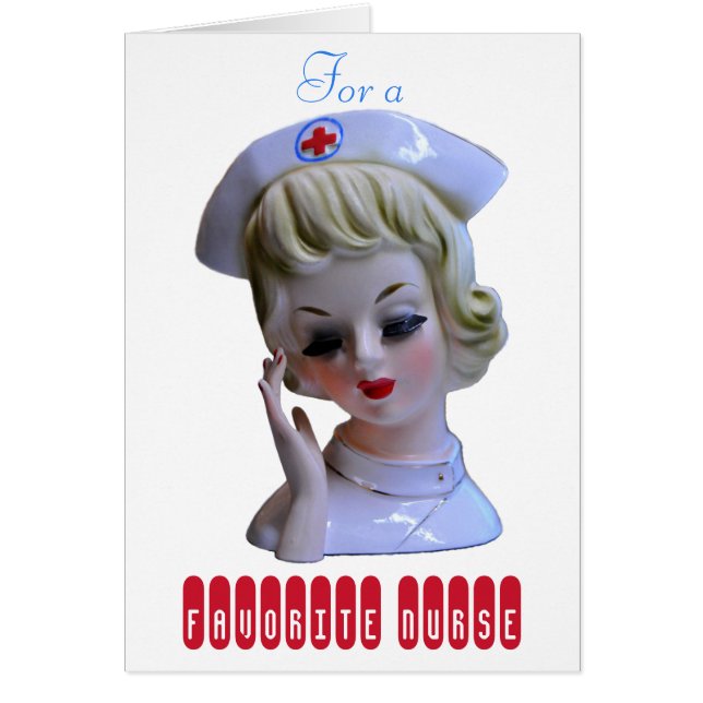 Favourite Nurse Care Giver Appreciation Card (Front)