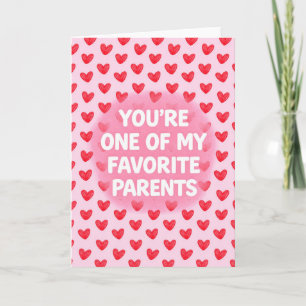 Favourite Parents Card