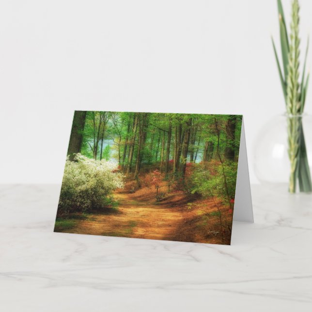 Favourite Path - Blank Verse Greeting Card (Front)