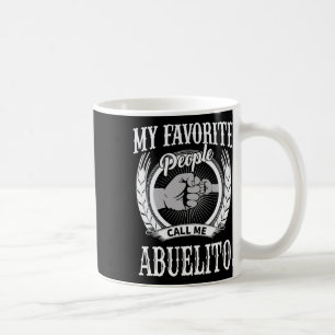 Favourite People Call Me Abuelito Mexican Spanish Coffee Mug