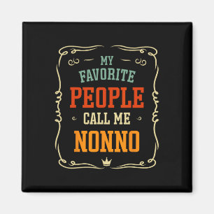 Favourite People Call Me Nonno Father's Day Magnet