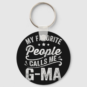 Favourite People Calls Me G-ma Mother's Day Gift  Key Ring