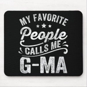 Favourite People Calls Me G-ma Mother's Day Gift Mouse Mat