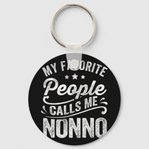 Favourite People Calls Me Nonno Mother's Day Gift Key Ring