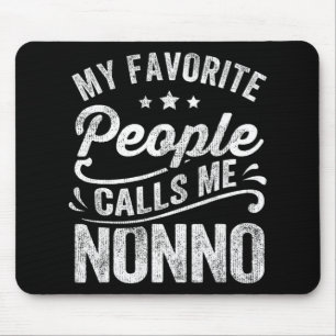 Favourite People Calls Me Nonno Mother's Day Gift  Mouse Mat