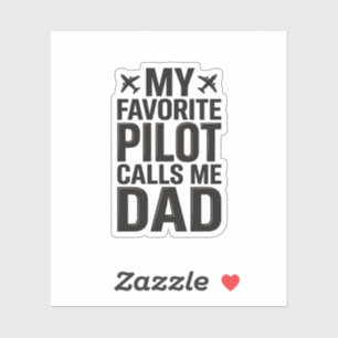 Favourite Pilot Calls Me Dad Vintage Aeroplane Shi