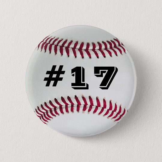 Favourite Player Baseball Button #2