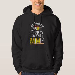 Favourite Players Call Me Mimi Baseball Softball M Hoodie