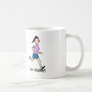 Favourite runner mug- personalised cartoon coffee mug