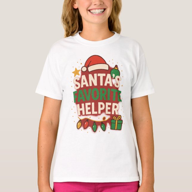 Favourite Santa’s Helper T-Shirt (Front)