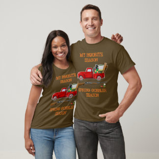 Favourite Season Spring Gobbler Season - Red Truck T-Shirt