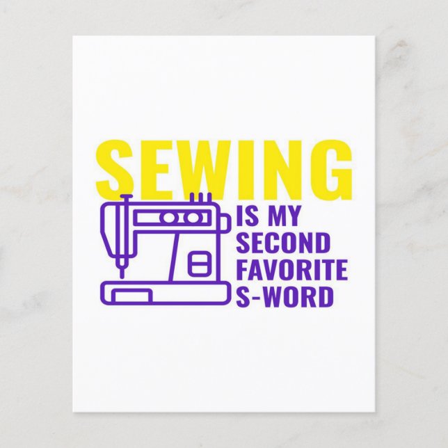 Favourite Sewing Flyer (Front)
