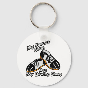 favourite shoes are bowling shoes key ring
