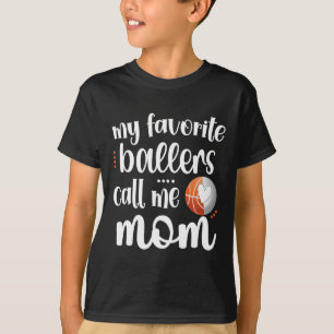 Favourite Sketll Volleyll Players Call Me Mum Ll M T-Shirt