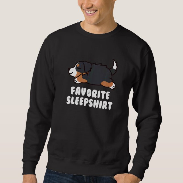Favourite Sleep Bernese Mountain Dog Sweatshirt (Front)