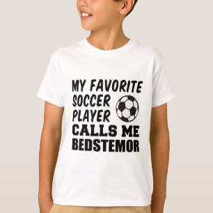 Favourite Soccer Player Calls Me Bedstemor Danish T-Shirt