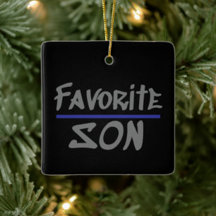 Favourite SON humour brother novelty Ceramic Ornament