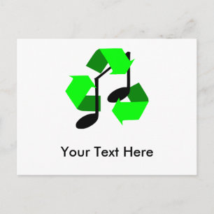 Favourite Song Rhythm Postcard