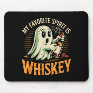 Favourite spirit is funny ghost halloween costume mouse mat