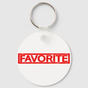 Favourite Stamp Key Ring