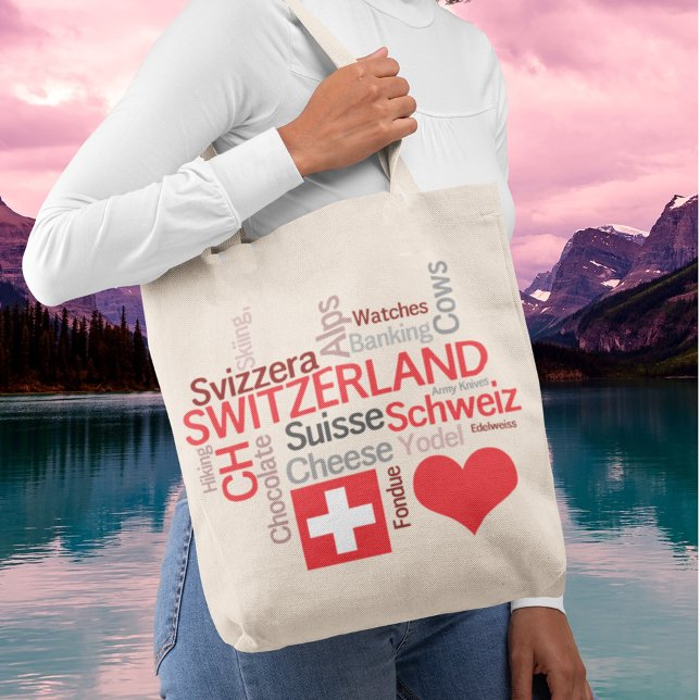 Favourite Swiss Things - I Love Switzerland Tote Bag (Creator Uploaded)