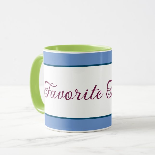Favourite Teacher Daily Celebrations Mug (Front Left)
