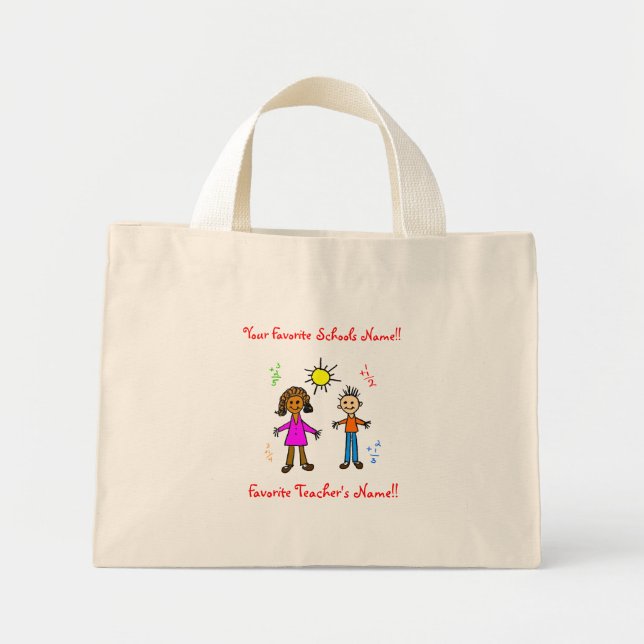 Favourite Teacher / School Tote Bag (Front)