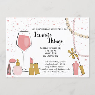 Favourite Things Party Invitation