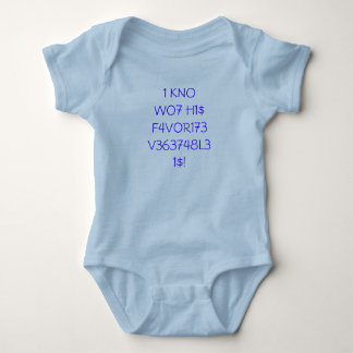 Favourite Vegetable Baby Bodysuit