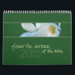 Favourite Verses of the Bible calendar 2011<br><div class="desc">Give an uplifting gift with this beautiful Christian calendar (2011). Featuring 12 favourite verses of the Bible and illustrated with stunning nature photographs, this calendar will encourage and build you up all year long. Express your faith in style! THE HOLY BIBLE, NEW INTERNATIONAL VERSION®, NIV® Copyright © 1973, 1978, 1984,...</div>