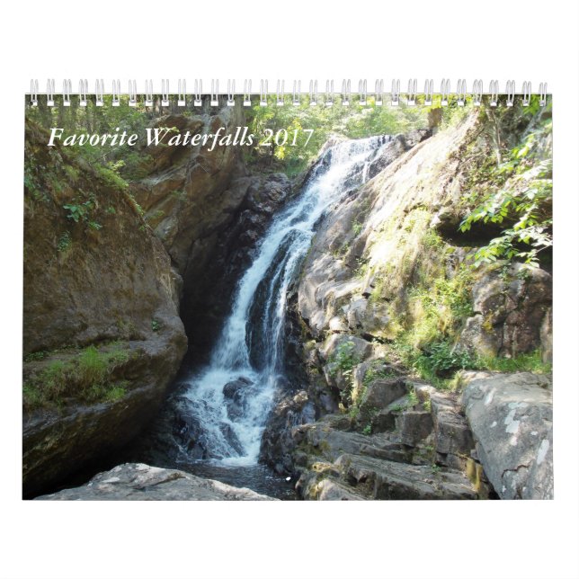 Favourite Waterfalls 2017 Calendar (Cover)