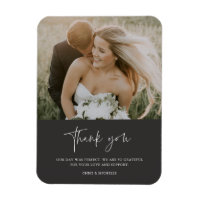 Favourite Wedding Day Photo Thank You Magnet