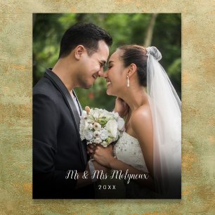 Favourite Wedding Photo Script Name Date Poster