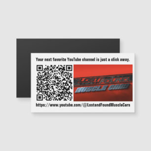 Favourite Youtube Channel QR Code Magnet