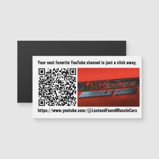 Favourite Youtube Channel QR Code Magnet