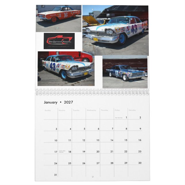 Favourites from "THE HISTORICS" at Laguna Seca Calendar (Jan 2027)