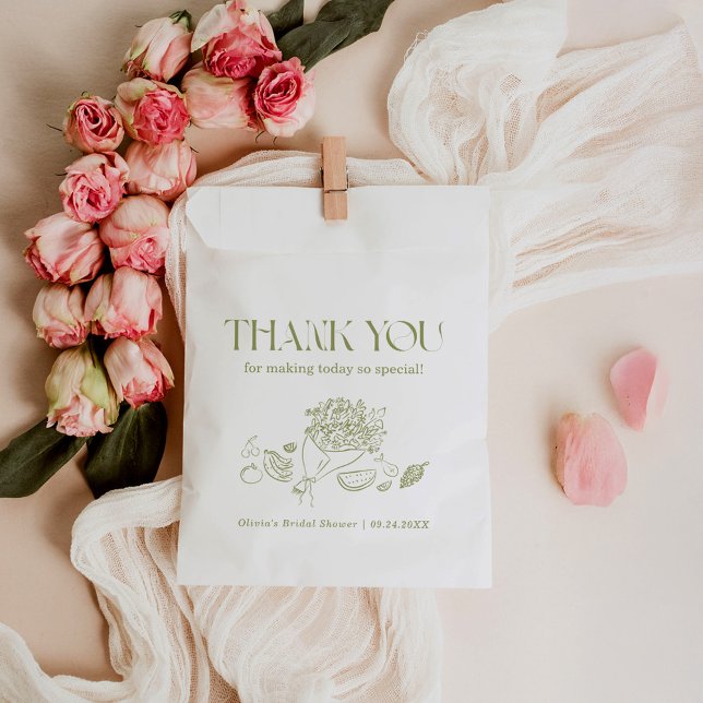 Favours Bag Fresh Off the Market Bridal Shower (Creator Uploaded)