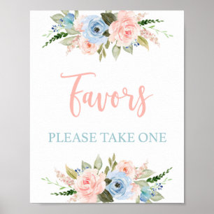 Favours Gender Reveal Poster