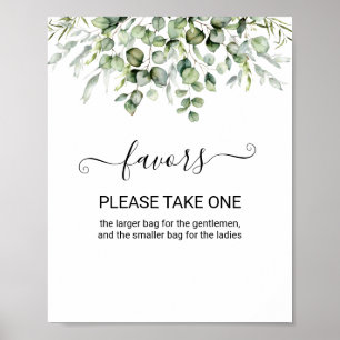 Favours Greenery Sign