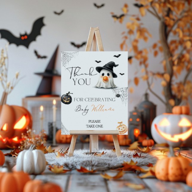 Favours Little Boo Baby Shower Halloween  Poster (Creator Uploaded)