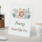 Favours Sign Boy Baby Shower Jungle Safari