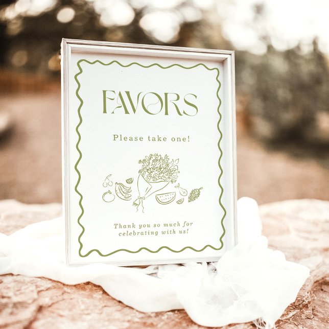 Favours Sign Fresh Off the Market Bridal Shower (Creator Uploaded)