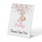 Favours Sign Girl Bear Baby Shower Bearly Wait