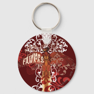 Fawkes Spread Wings Key Ring