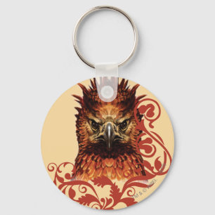 Fawkes Staring Key Ring
