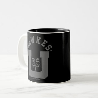 FawkesU Grey Face Two-Tone Mug