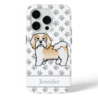 Fawn And White Havanese Cartoon Dog & Name